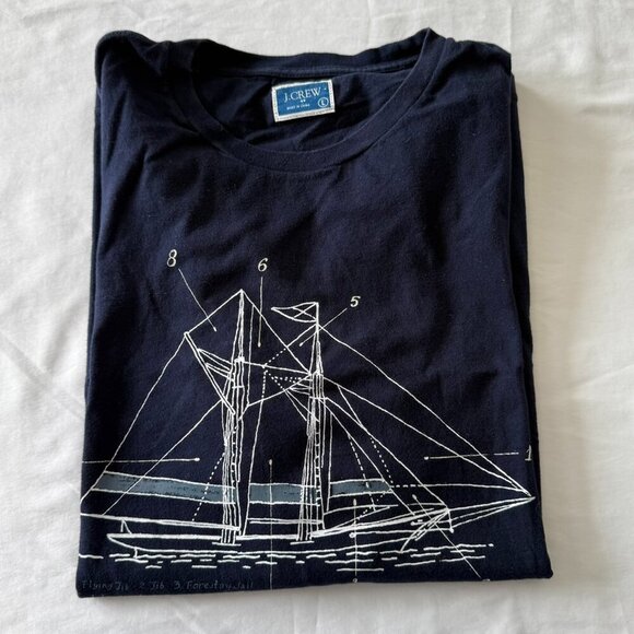 J.Crew Graphic Tee - Picture 1 of 3